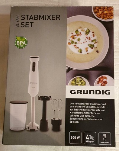 Grundig stabmixer set 6860 - stabmixer, bl