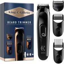 Braun King C. Gillette Trimmer Bartschneider  Rasierer kabellos scharfen Klingen