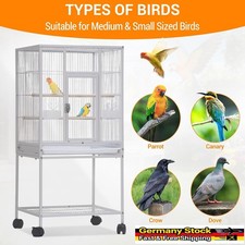 Vogelkäfig mit Rollständer &