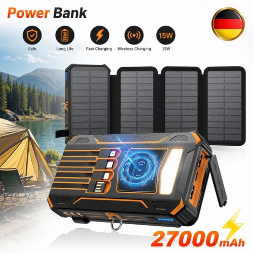 27000mah solar power bank - 27000mah,