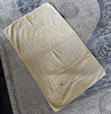 Gelbe Badematte von RALPH LAUREN HOME Badvorleger mit blauem Pony gebraucht!