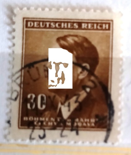 Briefmarke deutsches reich - deutsches,