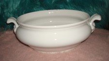 Hutschenreuter Maria Theresia weiß Suppenterrine, oval,  sehr guter Zustand