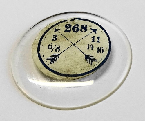 Glas dome taschenuhr gousset - 1,