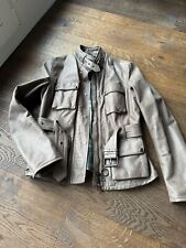 ORIGINAL BELSTAFF LEDERJACKE TRIUMPH, taupe, UNGETRAGEN, Gr:  38 (DE)