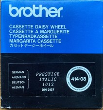 1x BROTHER 414-08 Schrift