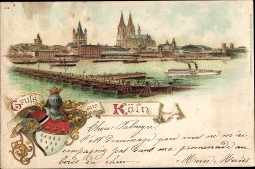 Litho köln rhein - litho, am