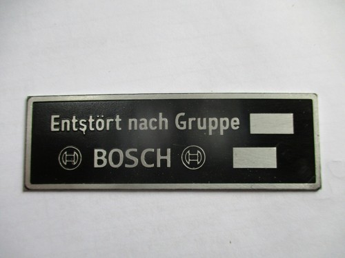 Typenschild schild bosch - schild,