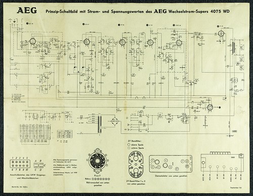 Historischer schaltplan für - historischer,