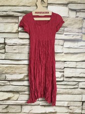 cocon.commerz PRIVATSACHEN GÄNGELUNTE Kleid aus Crash WÄSCHESEIDE in rot Größe 1