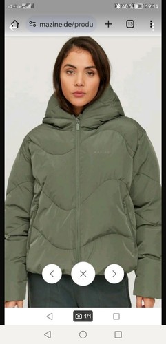 Neue grüne puffer winterjacke - neue,