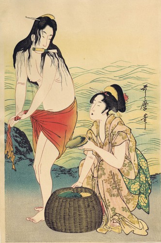 Utamaro perlentaucherinnen - utamaro,
