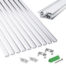 10 M LED Profil Aluprofil Alu