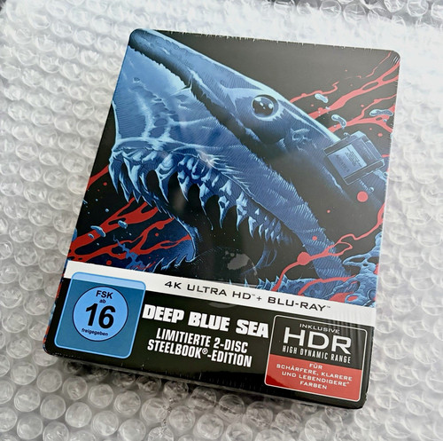 Deep blue sea steelbook - blue, 4k