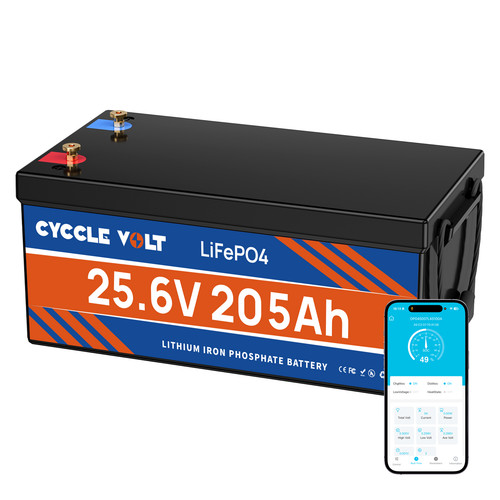 24v 200ah 205ah lifepo4 - 200ah,