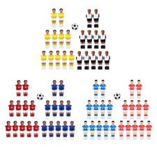 22 PCS Kicker Herren Mann Tischfußballspieler mit Ball Ersatzteile Accs