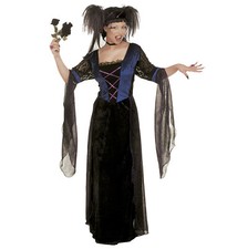 Gothic princess kleid samt - kleid,