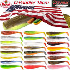 Quantum Q-Paddler 18cm by Mann's Gummifisch Shad Hechtköder Farbe zur Auswahl 