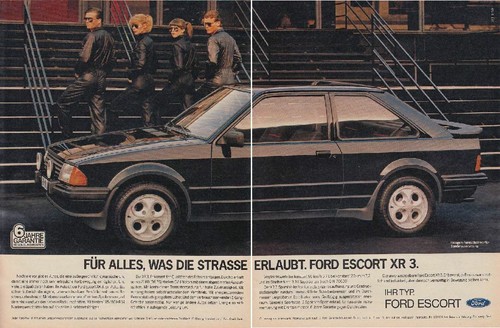 Ford escort xr3 reklame - ford,