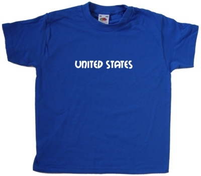 Usa text kinder shirt - usa,