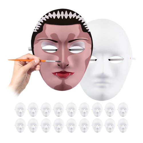 Maske weiß weiße pappmaske - maske,