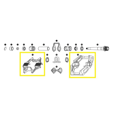 Crankbrothers pedal body kit - crankbrothers,