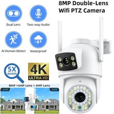 8MP 4K HD FUNK WLAN WIFI IP NETZWERK ÜBERWACHUNGSKAMERA Outdoor AUßEN CAMERA PTZ