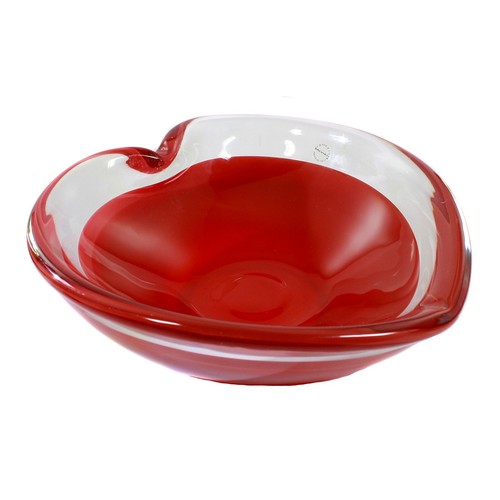 Schale herzform mit opak - schale,