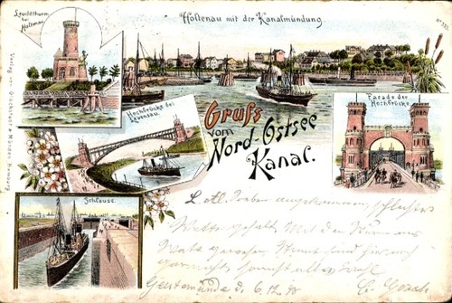 Litho holtenau kiel - kiel, in