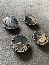 Mercedes Nabendeckel 75mm Nabenkappen Felgendeckel AMG Naben Deckel