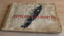 ZEPPELIN WELTFAHRTEN ZIGARETTENBILDER SAMMELBILDERALBUM BUCH 1 1933 ANTIK