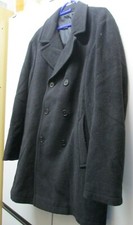 Herren - Mantel schwarz  Gr