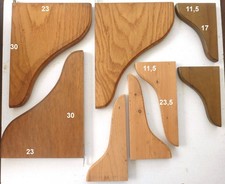 Regalträger Holz masiv: 3 x Eiche, 3 x FiTa, 2 x Buche?