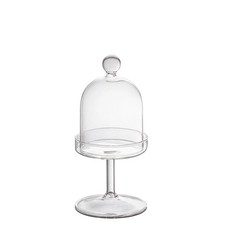 WMF Cloche Glas auf Fuss H 17
