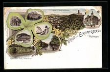 Künstler-AK Eckartsberga i. Thüringen, Burg, Inneres der Burg, Rathaus 