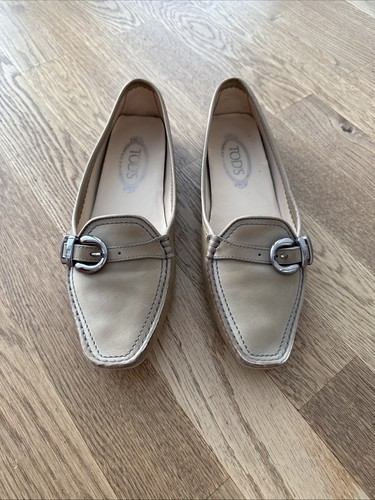 Tod slipper loafer beige - tod's,