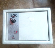 SAFE Tresor Metall mit Schlüssel 30x26,5x19,5 Möbeltresor Wandtresor