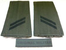 KLETT  Dienstgradabzeichen Heer Obergefreiter schwarz/oliv Aufschiebeschlaufen 