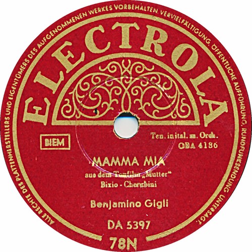 Rpm benjamino gigli - -,