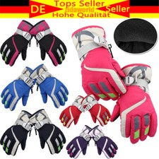 Kinder Winter Handschuhe Thermo Wasserdicht Winddicht Draussen Ski 4-10 Jahre DE