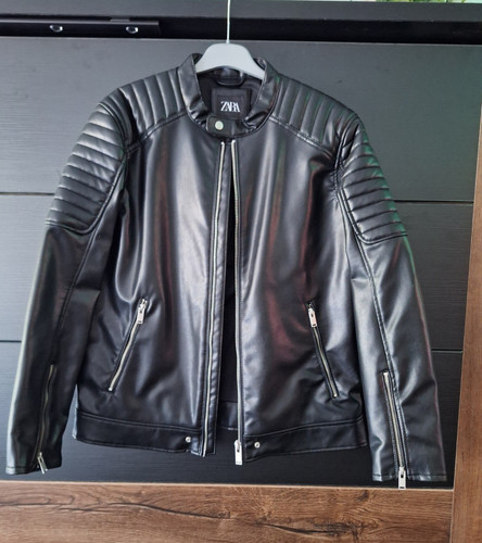 Zara bikerjacke kunstleder - zara,