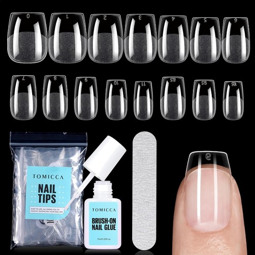 Nageltips set nagelkleber - nageltips,