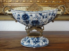 Prunkschale Porzellan Bronze