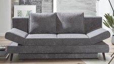 Schlafsofa grau Funktionssofa