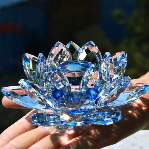 Kristall lotusblume figur - kristall,