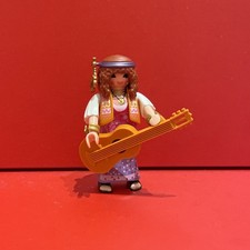 Playmobil Figures 9147 Serie 11 Girls - Frau Mit Gitarre Hippi Mädchen Musik