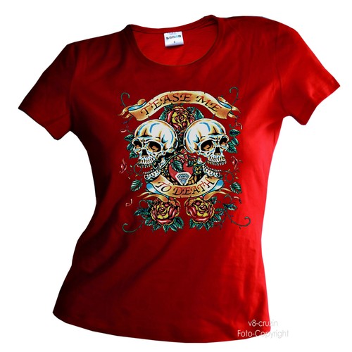 Rockabilly gothic totenkopf - *,
