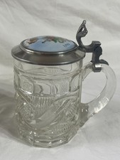 Glasbierkrug biedermeier - glasbierkrug,