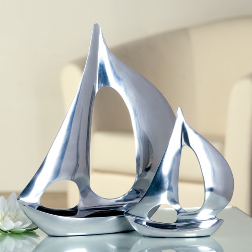 Deko skulptur boot klein - "boot",