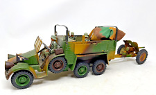Lineol Krupp Protze Wehrmacht Lkw minikry lack mit Geschütz & 3  Besatzung (5)